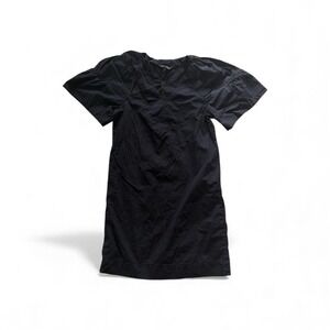 Banana Republic cotton V neck poplin midi dress